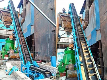 Steep Angle Sidewall Belt Conveyor Application Site Steep Angle Sidewall Belt Conveyor Application Site