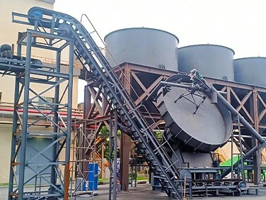 Steep Angle Sidewall Belt Conveyor Application Site-8 Steep Angle Sidewall Belt Conveyor Application Site-8